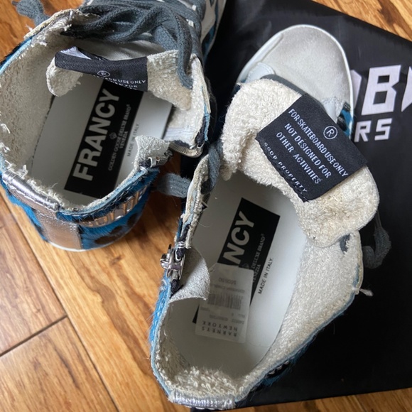 authentic golden goose francy sneakers animalier mix color size 36 ggdb - Picture 7 of 12